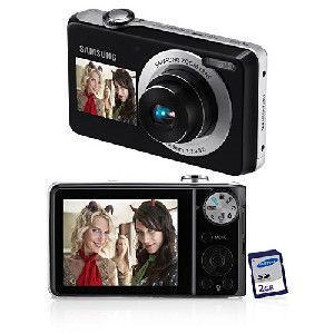Câmera Digital Samsung PL100 12.2 LCD Frontal 1,5 LCD 2,7